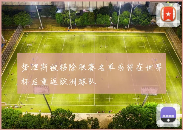 努涅斯被移除联赛名单或将在世界杯后重返欧洲球队