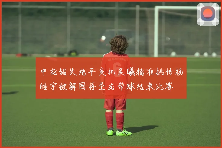 申花错失绝平良机吴曦精准挑传杨皓宇被解围蒋圣龙带球结束比赛
